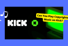 can you play music on kick