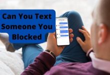 can you text a number you blocked