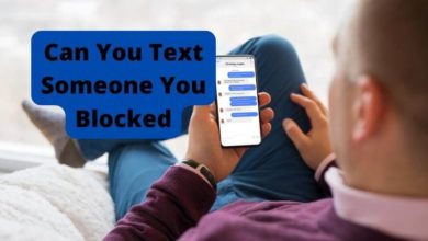 can you text a number you blocked