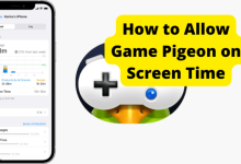 how to allow game pigeon on screen time
