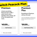 how to change peacock annual plan