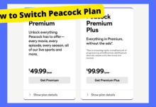 how to change peacock annual plan