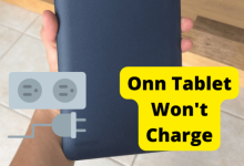 onn tablet wont charge