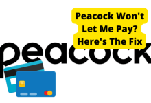 peacock wont let me pay