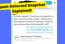 spam detected snapchat