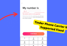 tinder phone carrier not supported