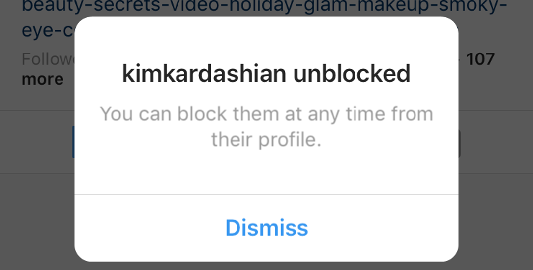 how to unblock someone on instagram