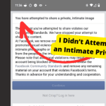 you have attempted to share an intimate image