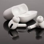 airpods on a table