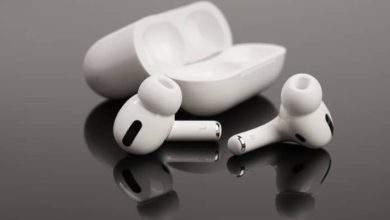 airpods on a table