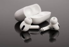 airpods on a table