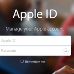 Apple ID log in portal
