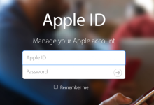 Apple ID log in portal