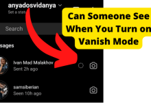 can someone see when you turn on vanish mode