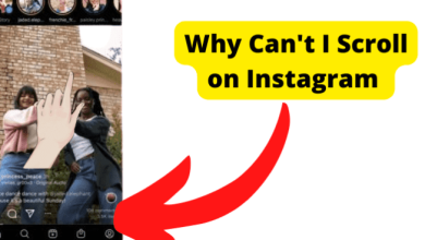 cant scroll on instagram