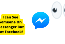 cant see someone on facebook but can see them on messenger