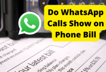 do whatsapp calls show up on phone bill