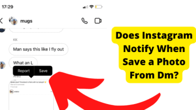 does instagram notify when you save a photo from dm