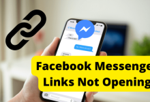 facebook messenger links not opening
