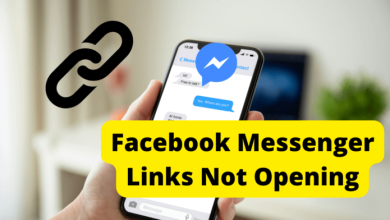 facebook messenger links not opening