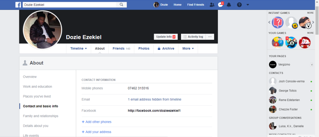 how to change birthday on facebook