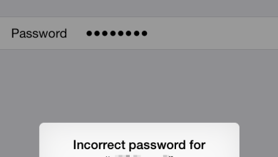 Fix iPhone that says incorrect password