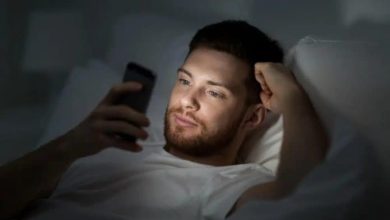 going through phone