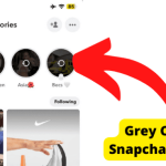 Grey circle around snapchat story