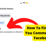 How To Find Posts You Commented On Facebook