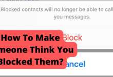 how to make someone think you blocked them
