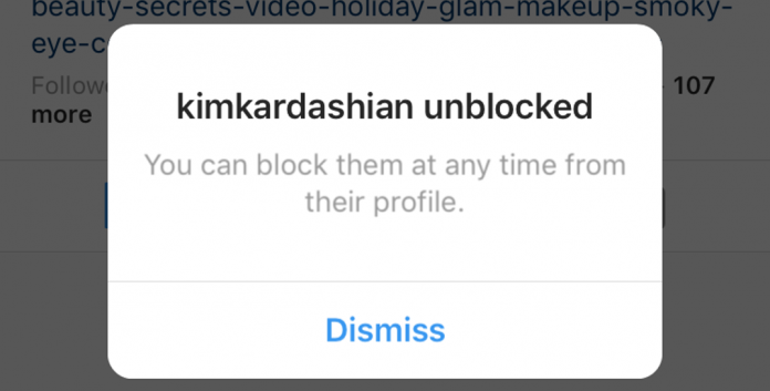 how to unblock someone on instagram