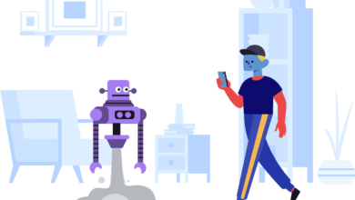 illustration on phone call