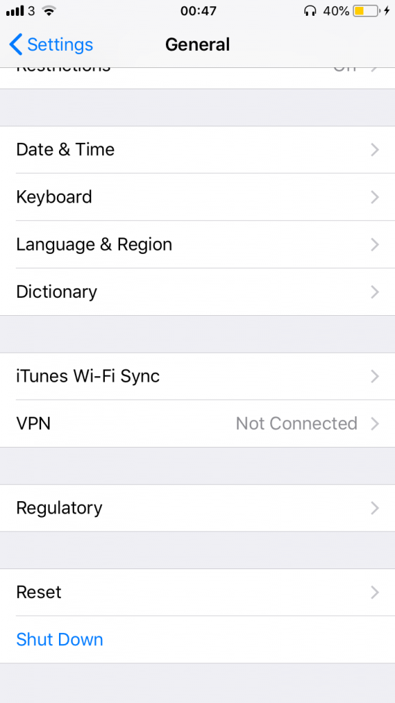 Fix iPhone that says incorrect password