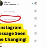instagram last seen time changing