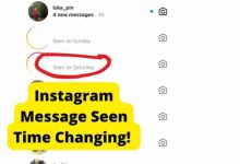 instagram last seen time changing