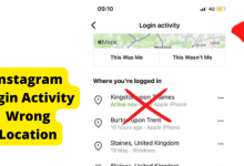 instagram wrong login activity