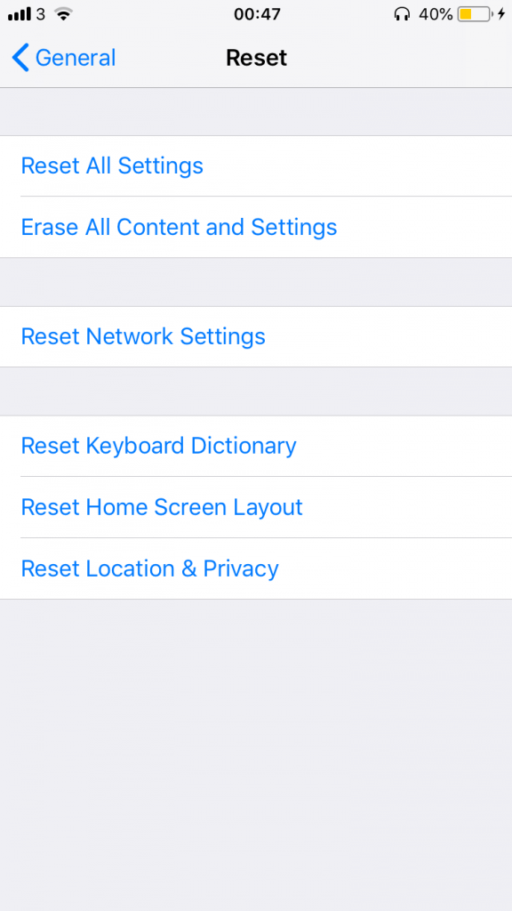 Fix Cellular data not working on iPhone