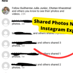 shared a photo notification Instagram