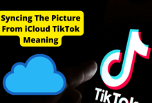 syncing picture from icloud tiktok