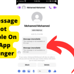 this message is not available on messenger