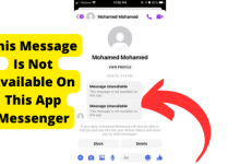 this message is not available on messenger