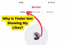 tinder not showing likes