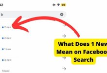 what does new mean on facebook search