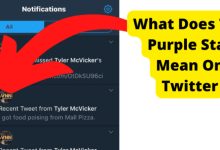 what does the purple star mean on twitter