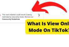 what is view only mode on tiktok