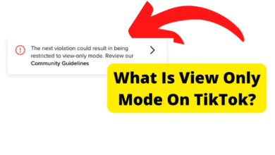 what is view only mode on tiktok