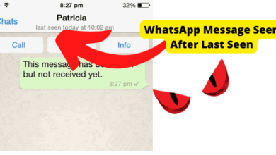 whatsApp message seen after last seen