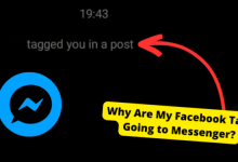 why are facebook tags going to messenger