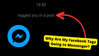 why are facebook tags going to messenger