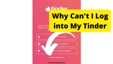 why cant i log into my tinder